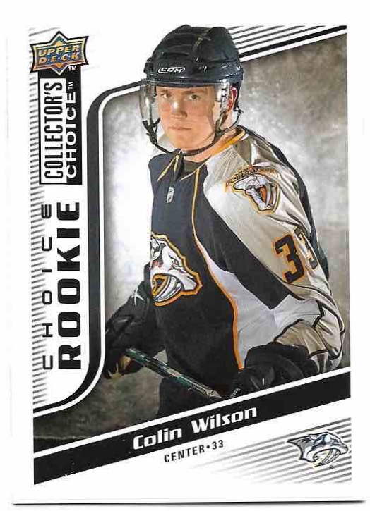 Choice Rookie COLIN WILSON 09-10 UD Collector's Choice