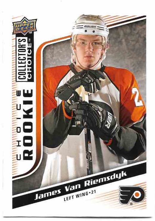 Choice Rookie JAMES VAN RIEMSDYK 09-10 UD Collector's Choice
