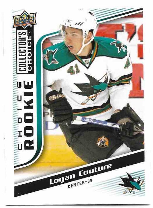 Choice Rookie LOGAN COUTURE 09-10 UD Collector's Choice