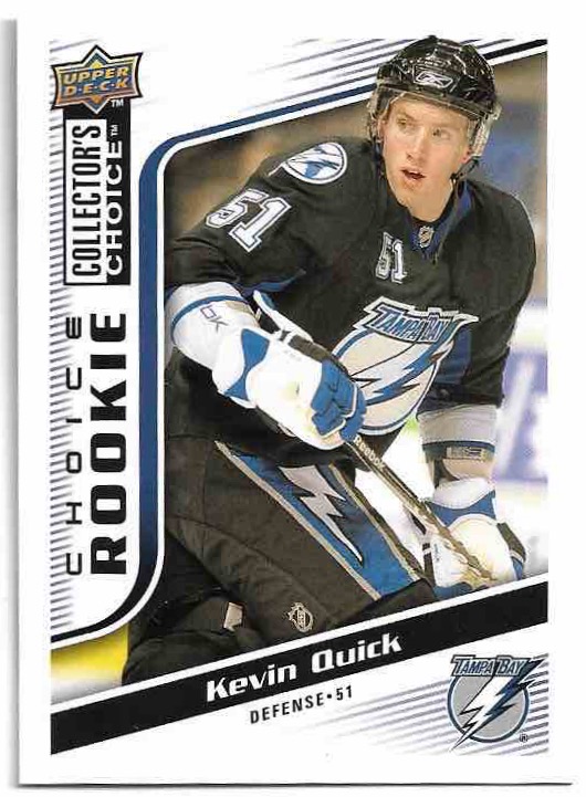 Choice Rookie KEVIN QUICK 09-10 UD Collector's Choice