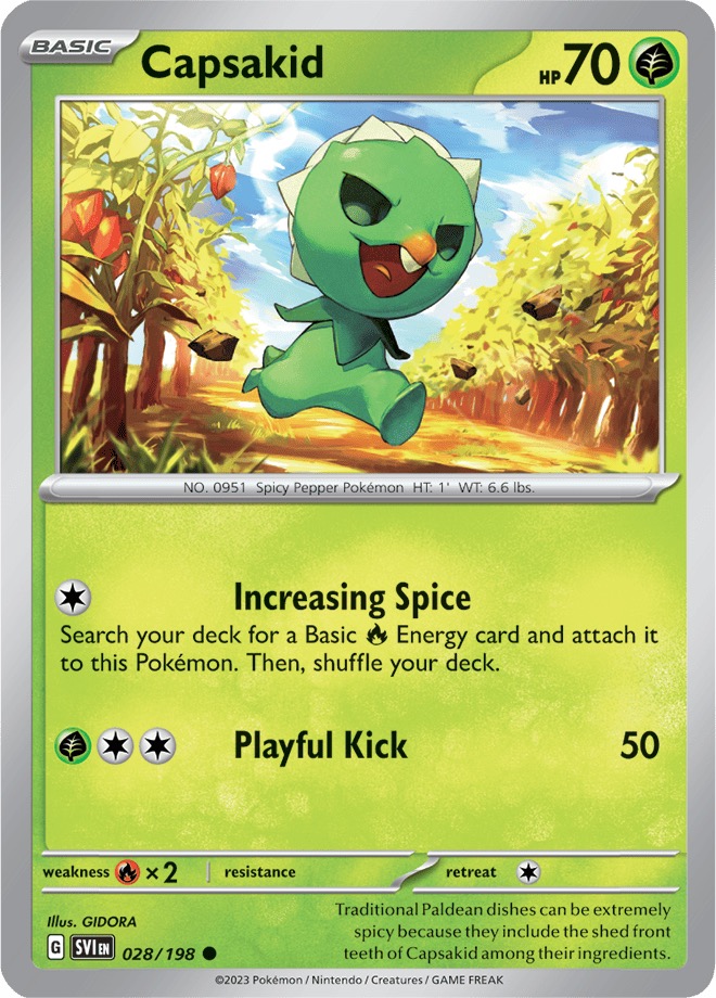 Reverse Holo -  CAPSAKID