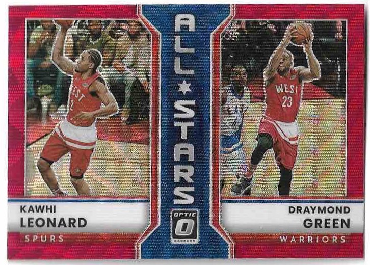 Red Wave All Stars LEONARD/GREEN 22-23 Panini Donruss Optic Basketball