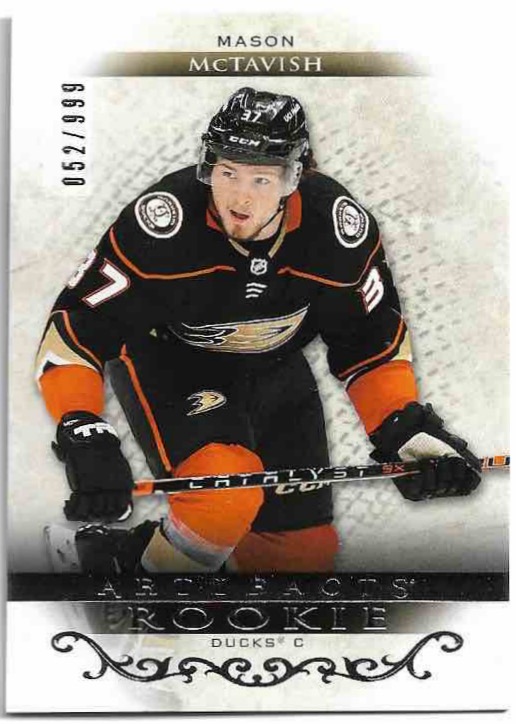 Extended Rookie MASON MCTAVISH 21-22 UD Artifacts /999