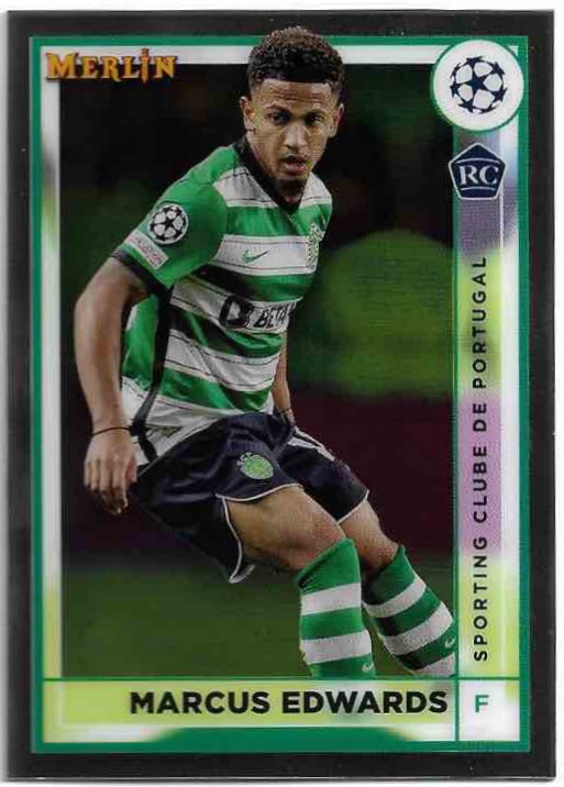 Rookie MARCUS EDWARDS 22-23 Topps Merlin Soccer