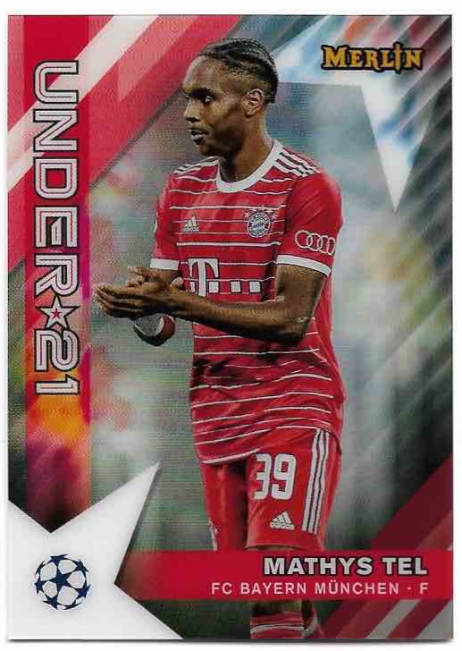 Under 21 MATHYS TEL 22-23 Topps Merlin Soccer