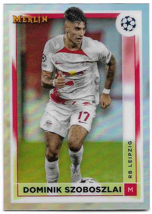 Refractor DOMINIK SZOBOSZLAI 22-23 Topps Merlin Soccer