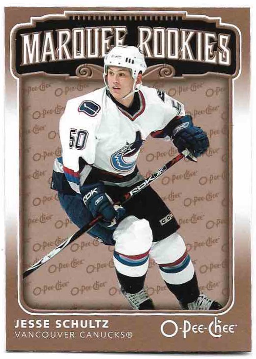 Marquee Rookies JESSE SCHULTZ 06-07 UD O-Pee-Chee OPC