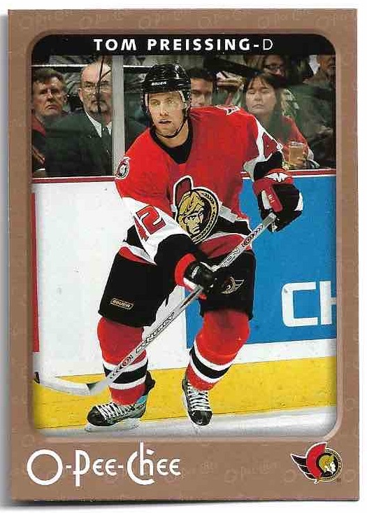 TOM PREISSING 06-07 UD O-Pee-Chee OPC