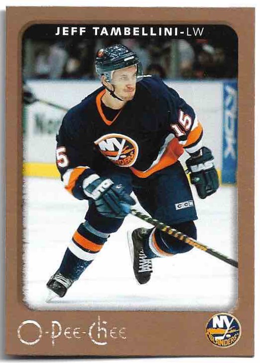 JEFF TAMBELLINI 06-07 UD O-Pee-Chee OPC (špatný tisk z výroby)