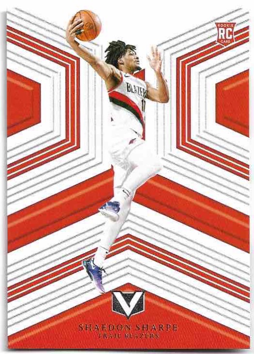 Rookie Vertex SHAEDON SHARPE 22-23 Panini Chronicles Basketball