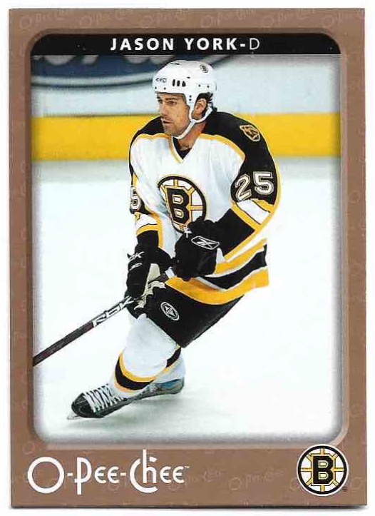 JASON YORK 06-07 UD O-Pee-Chee OPC