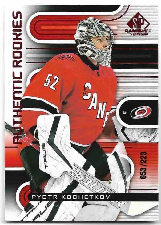 Red Authentic Rookies PYOTR KOCHETKOV 22-23 UD SP Game Used /223