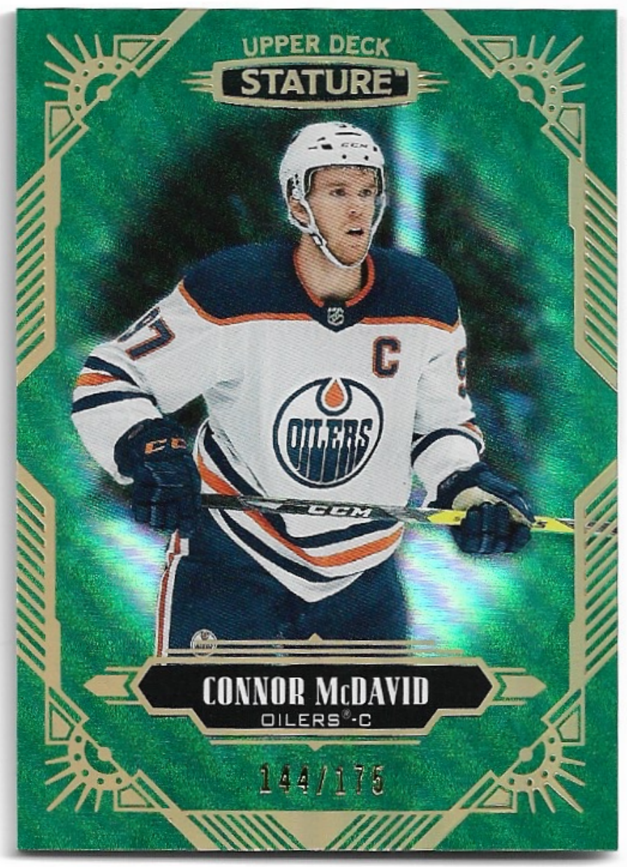 Green CONNOR MCDAVID 20-21 UD Stature /175
