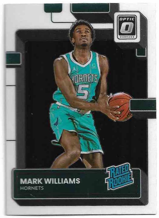 Rated Rookie MARK WILLIAMS 22-23 Panini Donruss Optic Basketball