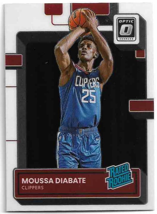 Rated Rookie MOUSSA DIABATE 22-23 Panini Donruss Optic Basketball