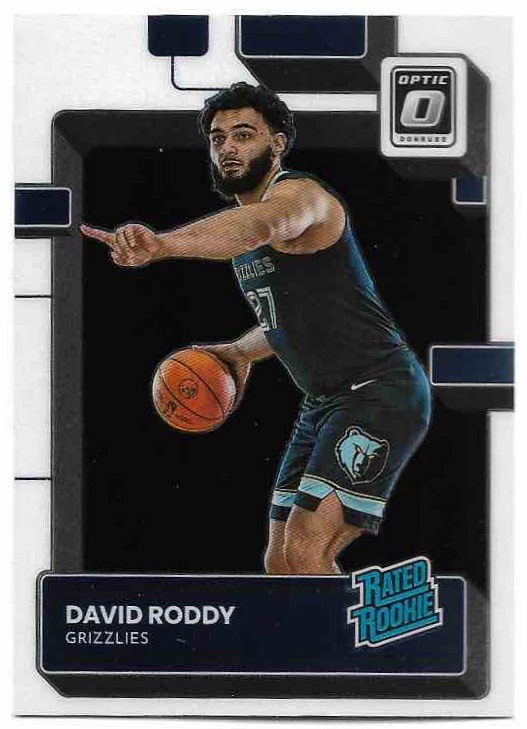 Rated Rookie DAVID RODDY 22-23 Panini Donruss Optic Basketball