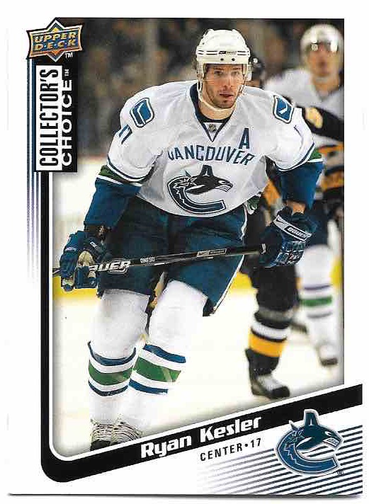 RYAN KESLER 09-10 UD Collector's Choice