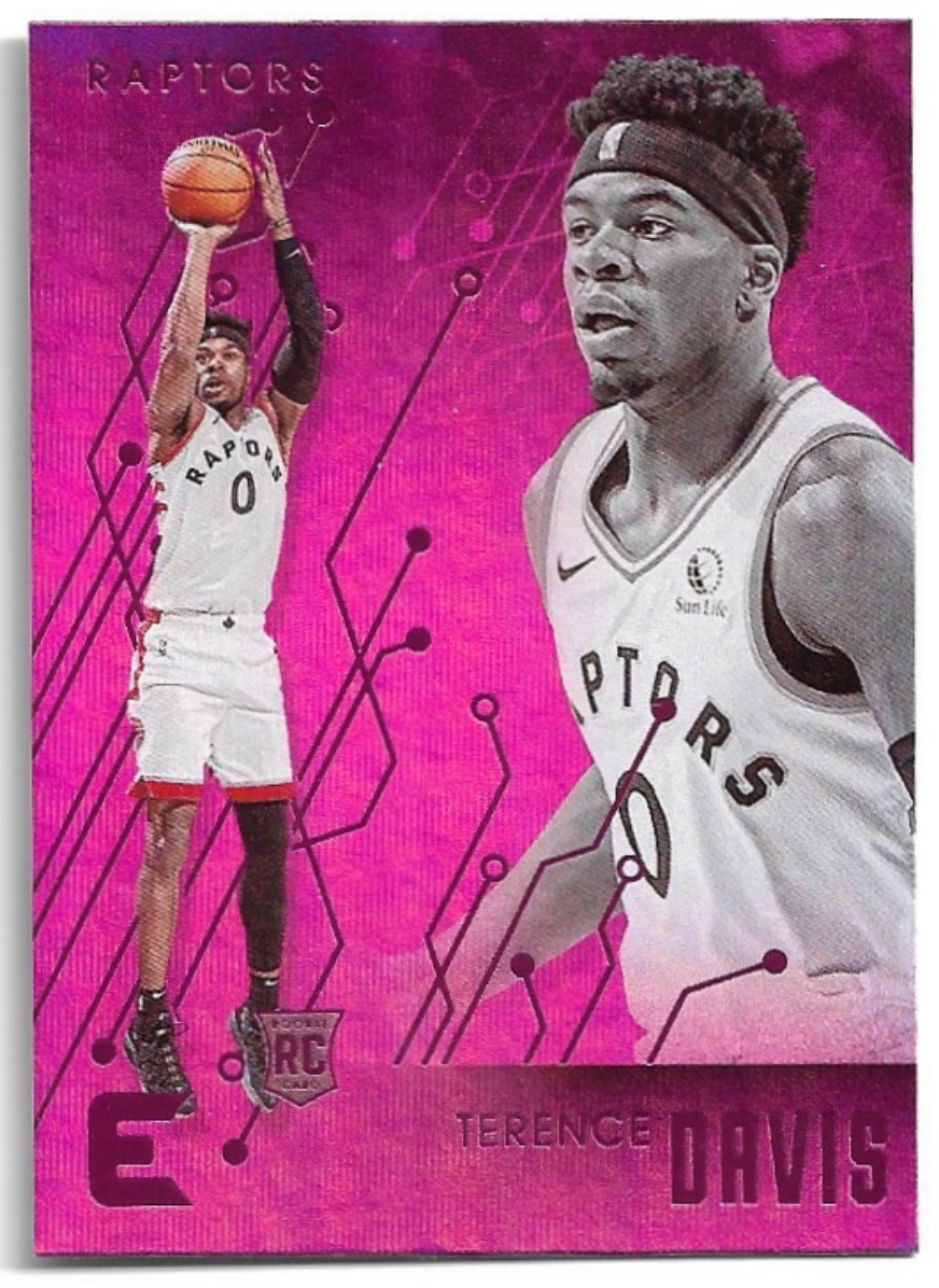 Rookie Pink Essentials TERENCE DAVIS 19-20 Panini Chronicles Basketball