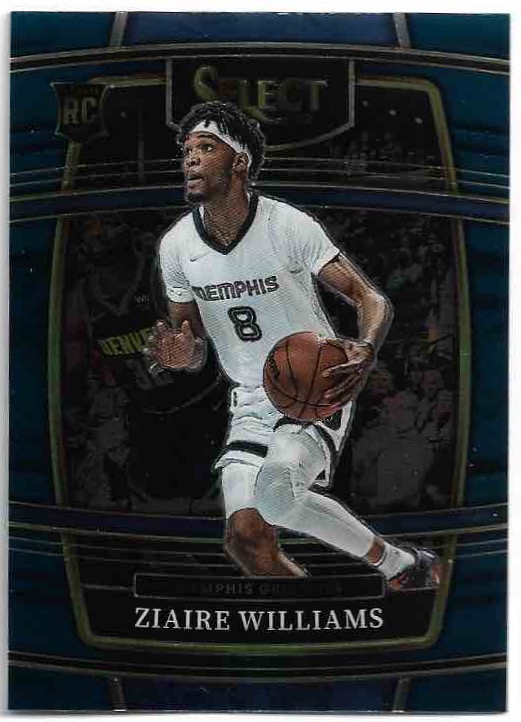 Rookie Blue Concourse ZIAIRE WILLIAMS 21-22 Panini Select Basketball