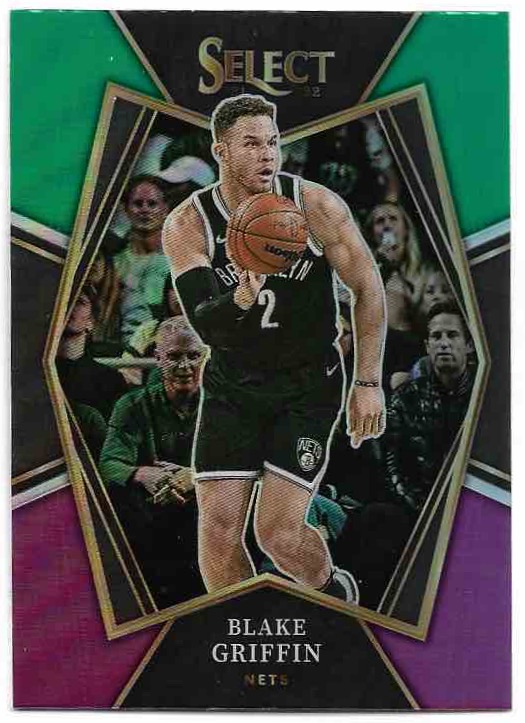 Green White Purple Prizm Premier L. BLAKE GRIFFIN 21-22 Panini Select Basketball