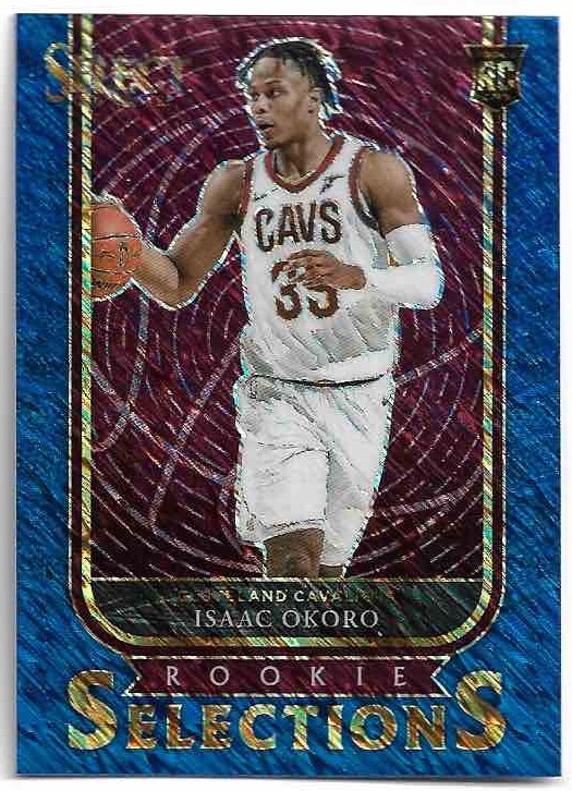 Rookie Blue Shimmer Selections ISAAC OKORO 20-21 Panini Select Basketball