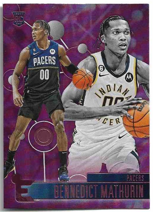 Rookie Pink Essentials BENNEDICT MATHURIN 22-23 Panini Chronicles Basketball