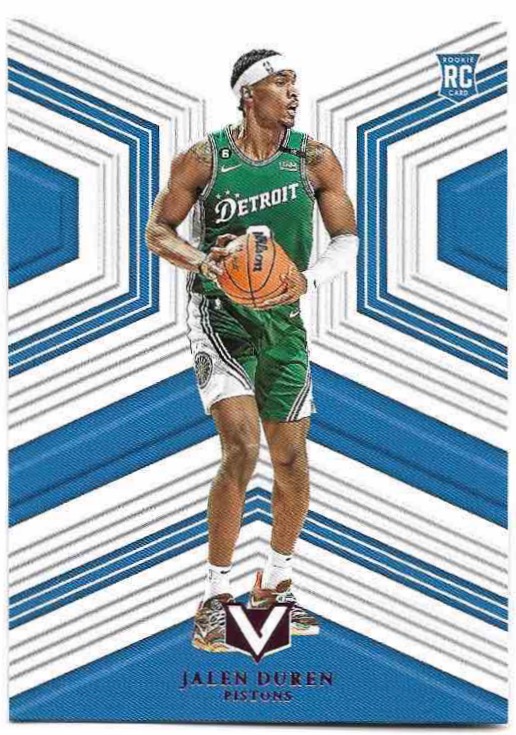 Rookie Pink Vertex JALEN DUREN 22-23 Panini Chronicles Basketball