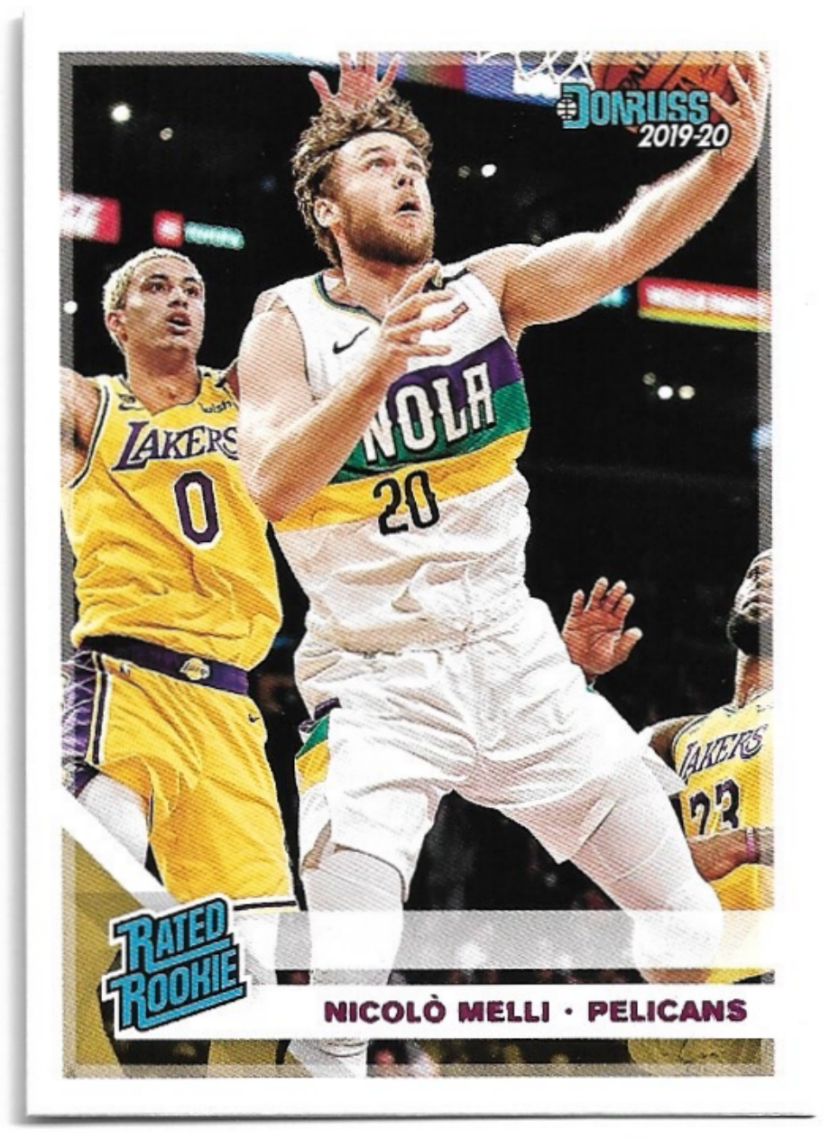 Pink Rated Rookie NICOLO MELLI 19-20 Panini Chronicles Basketball