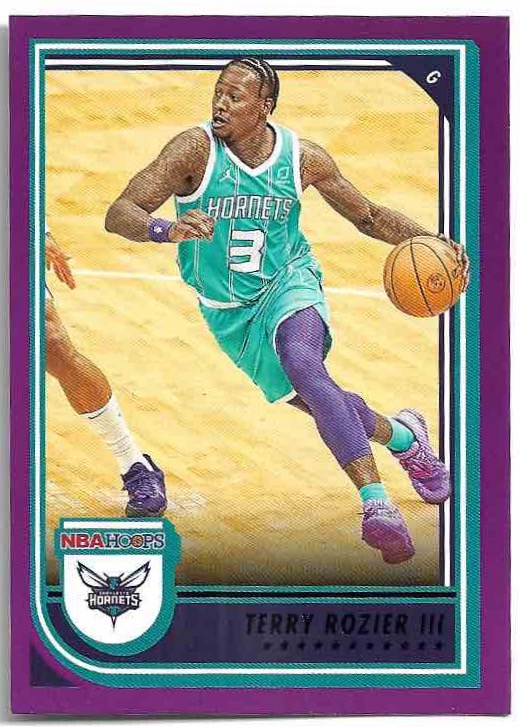 Purple TERRY ROZIER III 22-23 Panini Hoops Basketball