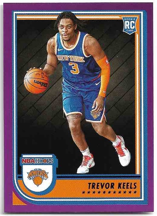 Rookie Purple TREVOR KEELS 22-23 Panini Hoops Basketball