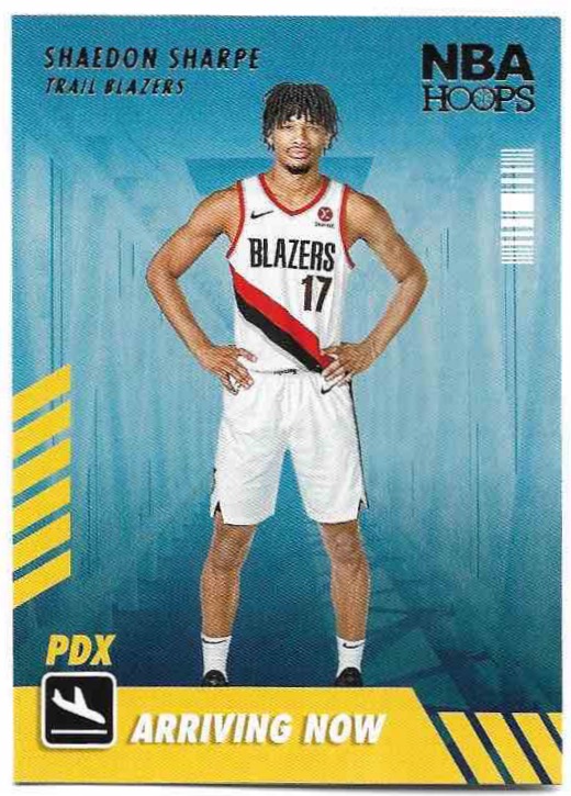 Rookie Arriving Now SHAEDON SHARPE 22-23 Panini Hoops Basketball