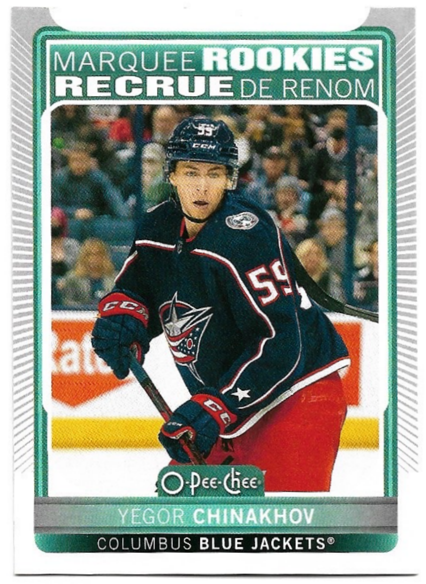 Marquee Rookies Update YEGOR CHINAKHOV 21-22 UD O-pee-chee OPC
