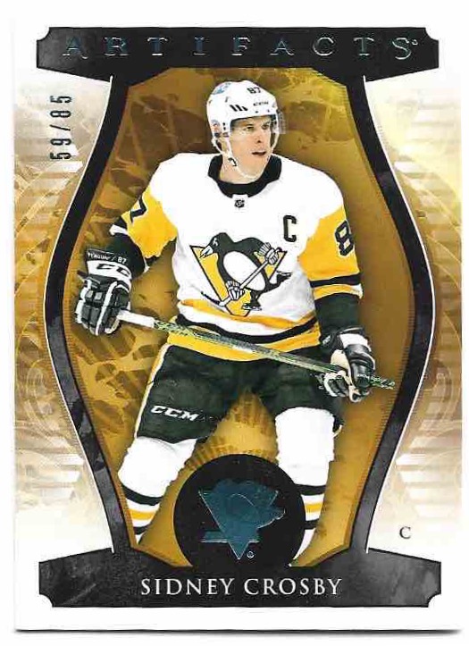 Light Blue Steel SIDNEY CROSBY 23-24 UD Artifacts /85