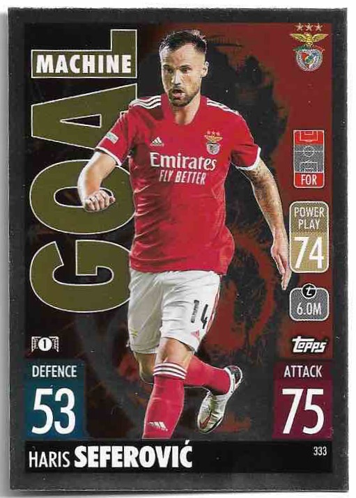 Goal Machine HARIS SEFEROVIC 21-22 Topps Match Attax UCL
