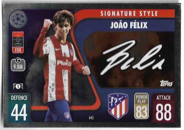 Signature Style JOAO FELIX 21-22 Topps Match Attax UCL
