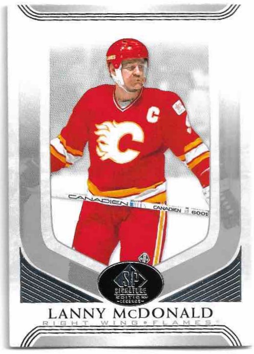 LANNY MCDONALD 20-21 UD SP Signature Legends