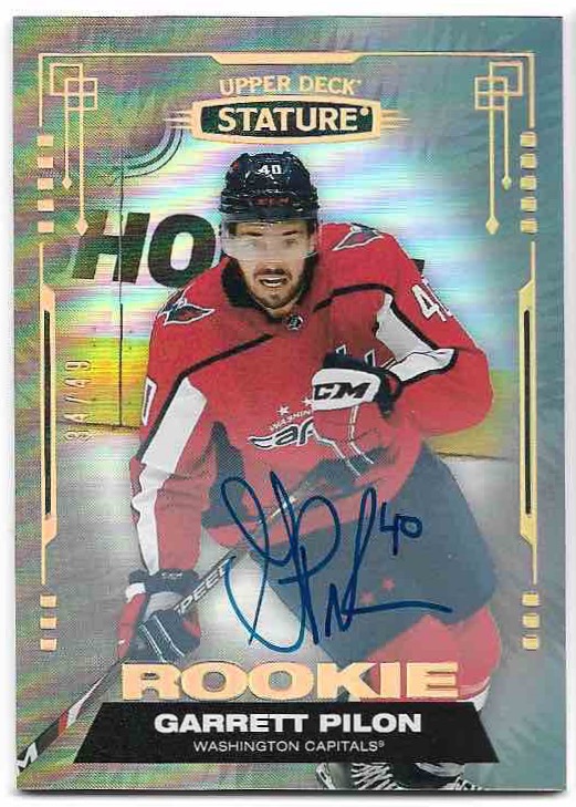 Auto Photo Variant GARRETT PILON 21-22 UD Stature /49