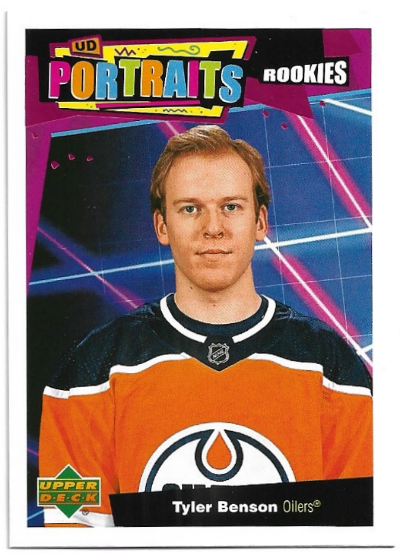 Rookies UD Portraits TYLER BENSON 20-21 UD Series 1
