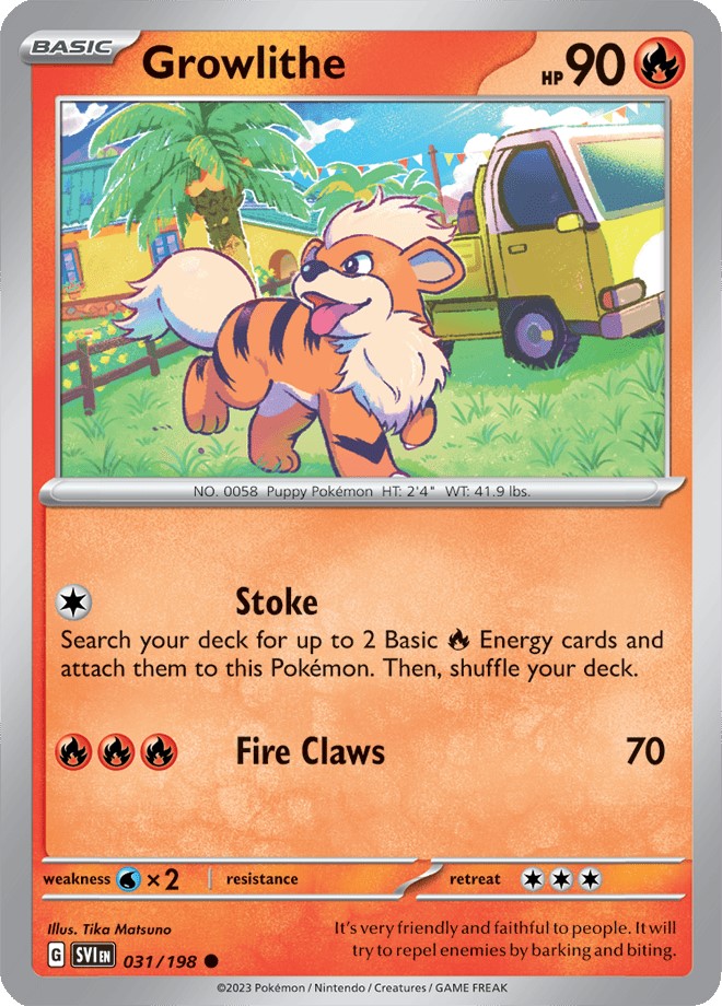 Reverse Holo - GROWLITHE