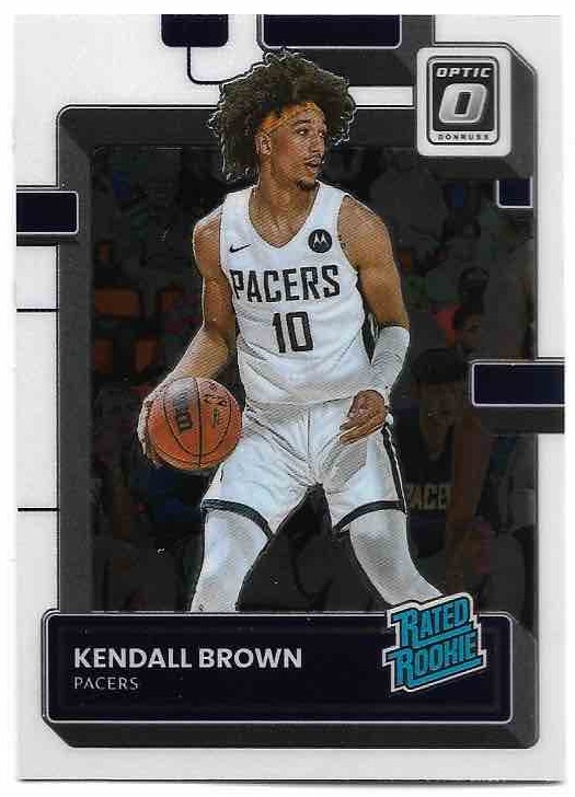 Rated Rookie KENDALL BROWN 22-23 Panini Donruss Optic Basketball