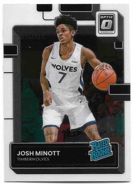 Rated Rookie JOSH MINOTT 22-23 Panini Donruss Optic Basketball