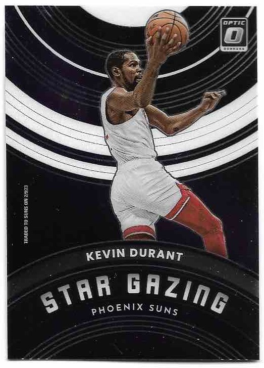 Star Gazing KEVIN DURANT 22-23 Panini Donruss Optic Basketball
