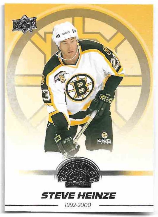 STEVE HEINZE 23-24 UD Boston Bruins Centennial