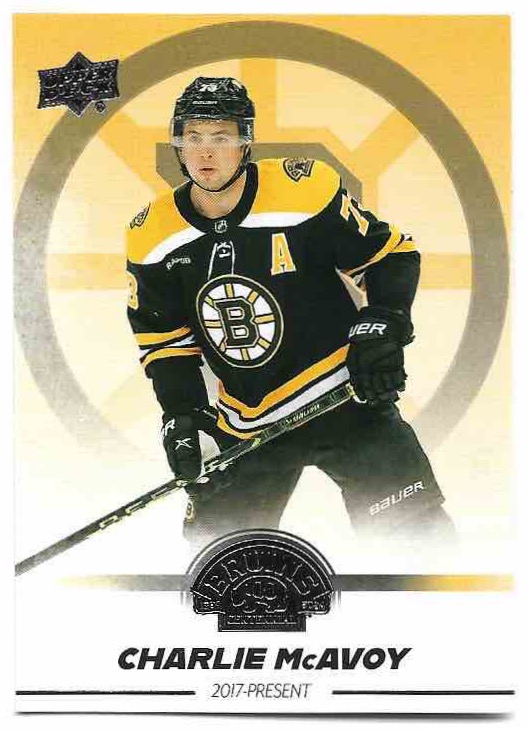 CHARLIE MCAVOY 23-24 UD Boston Bruins Centennial