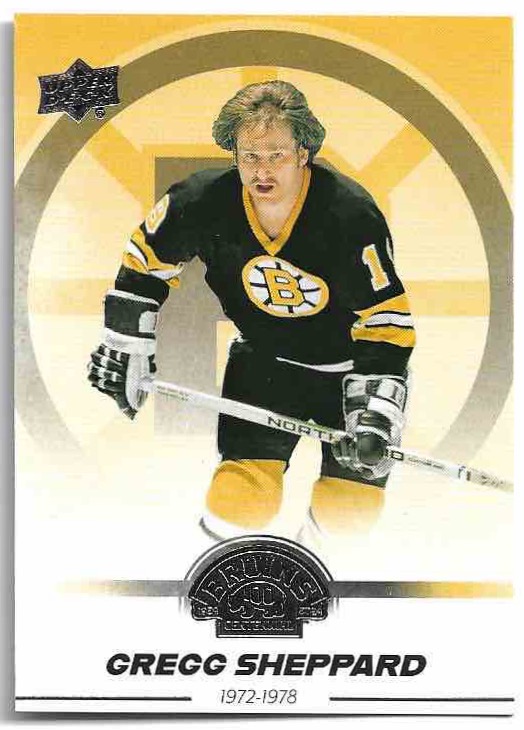 GREGG SHEPPARD 23-24 UD Boston Bruins Centennial