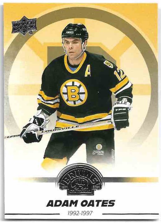 ADAM OATES 23-24 UD Boston Bruins Centennial
