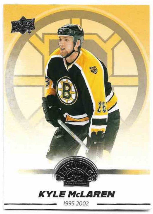 KYLE MCLAREN 23-24 UD Boston Bruins Centennial