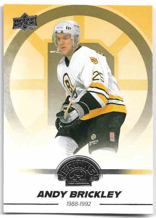 ANDY BRICKLEY 23-24 UD Boston Bruins Centennial