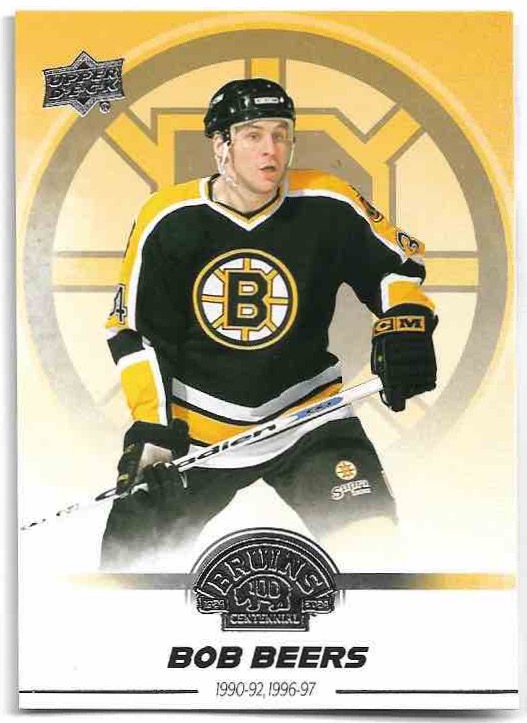 BOB BEERS 23-24 UD Boston Bruins Centennial