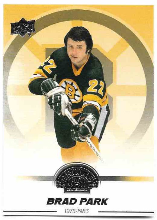 BRAD PARK 23-24 UD Boston Bruins Centennial